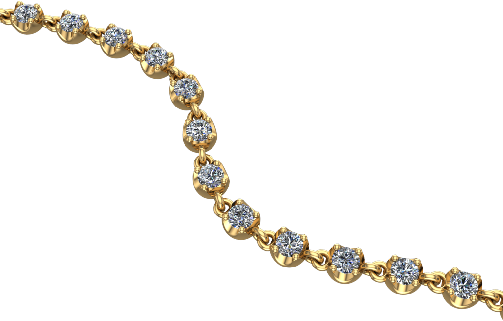 Markab 18k Gold Bracelet - Body Jewelry (1024x768), Png Download