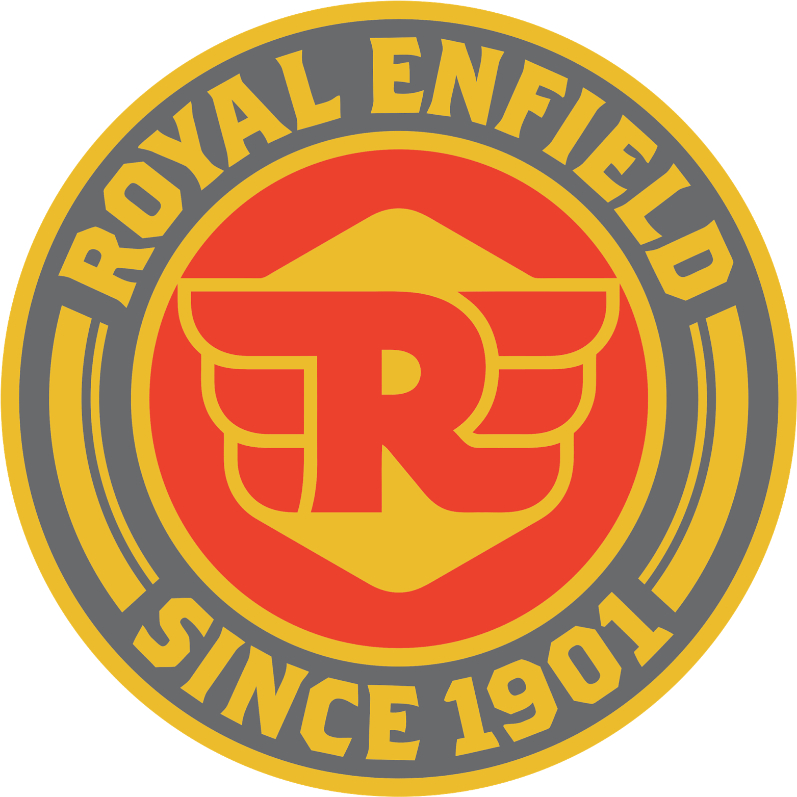 Inventory Types - Royal Enfield Motorcycle Logo (1600x1600), Png Download