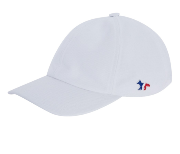Maison Kitsune Tri Color Fox Patch 6 Panel Cap - Baseball Cap (600x900), Png Download