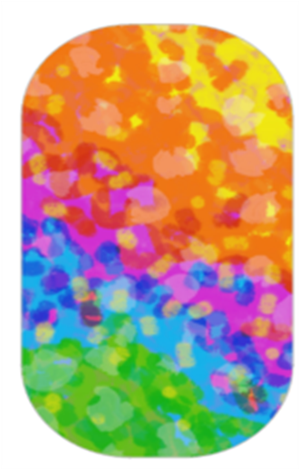 Color Splash - Circle (550x550), Png Download