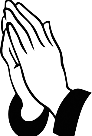 Hindu Hand Symbol - Prayer Hands Vector Png (500x450), Png Download
