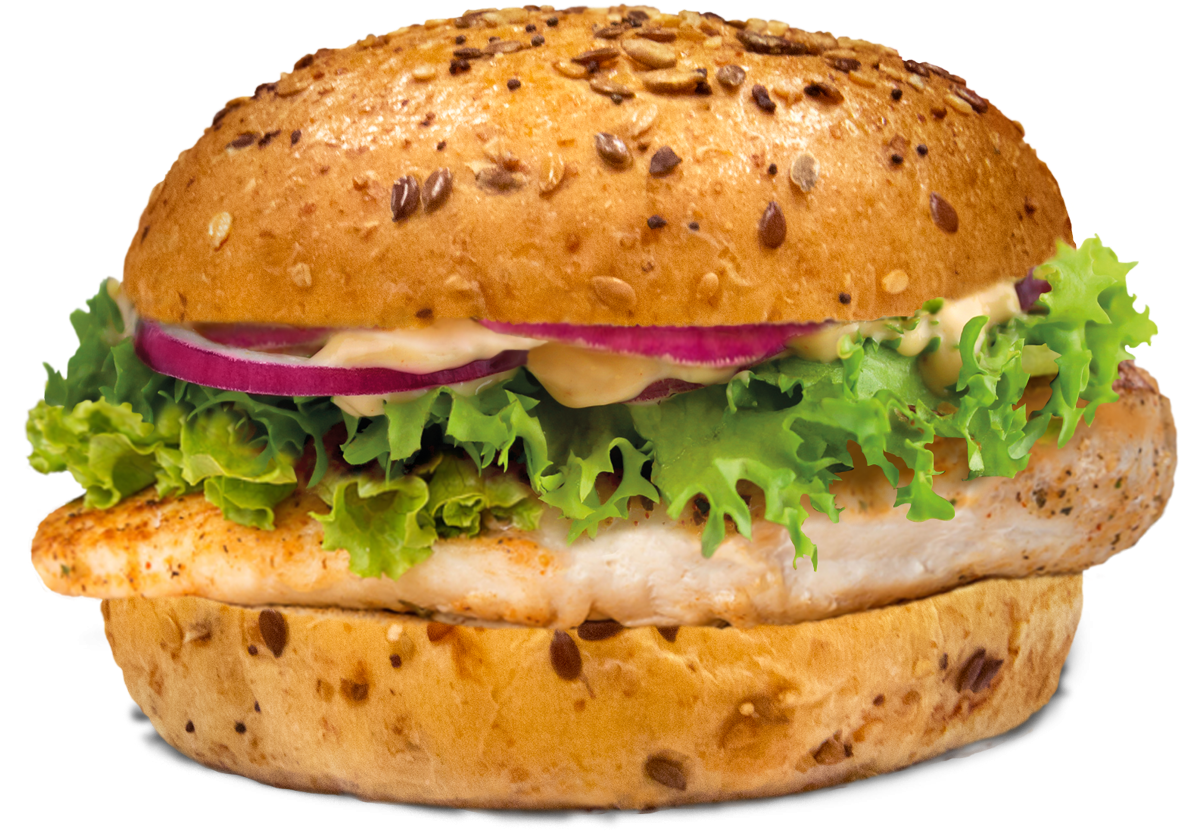 Grilled Chicken Sandwich - Supermacs Chicken Fillet Burger (1200x1200), Png Download