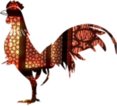 Rooster Chicken Poultry Fowl Phasianidae - Chicken (375x340), Png Download