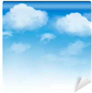 White Clouds In A Blue Sky - Portable Network Graphics (400x400), Png Download