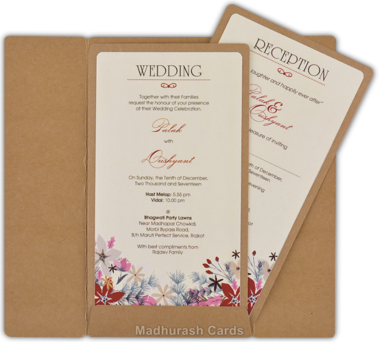 Indian Wedding Cards - Wedding Invitation (776x700), Png Download
