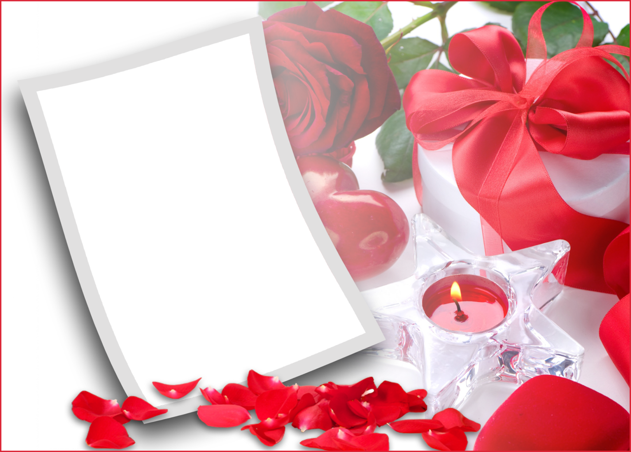 Free Icons Png - Romantic Love Photo Frame (1280x918), Png Download