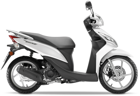 See More Bikes - Honda Vision 50 Weiß (575x364), Png Download