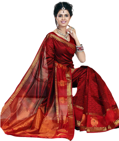 Second Hand Pattu Sarees Exchange Cash - Sari (800x746), Png Download
