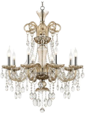 Traditional Matchbook Magazine - Chandeliers Color Vector Free Download (332x400), Png Download