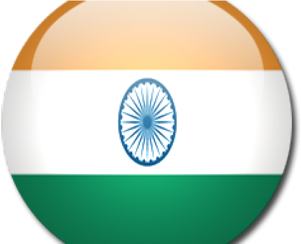 India Flag Clipart Flag Png - India Flag Logo Circle (640x480), Png Download