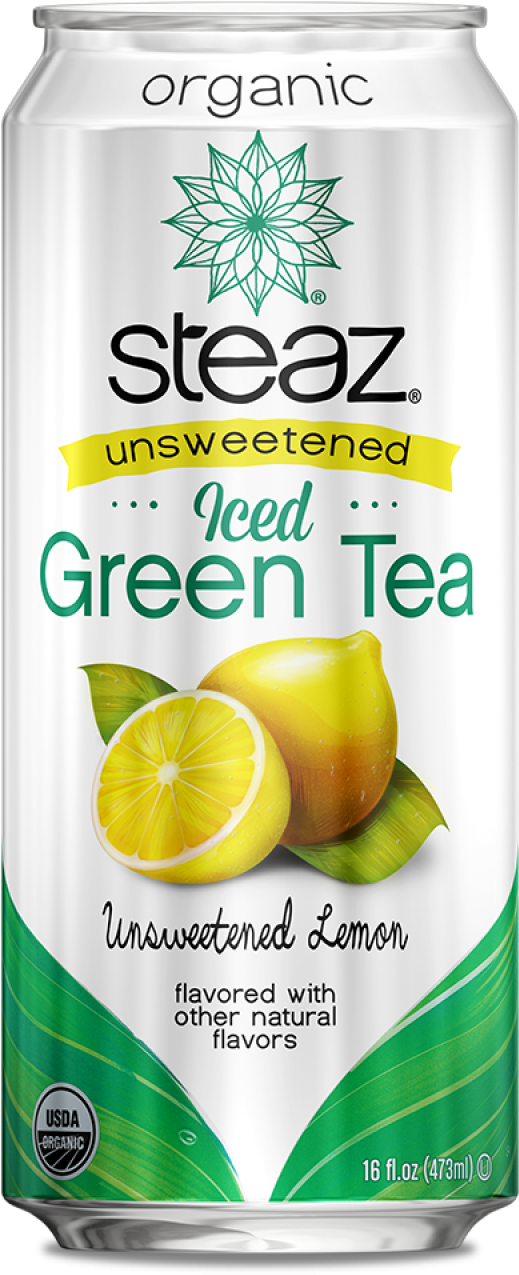 Steaz Cactus Water With Green Tea ,12 Oz (8 Pack) + (600x1400), Png Download