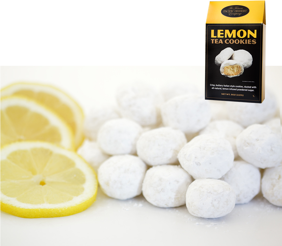 8 Oz Lemon Tea Cookies - Tea (985x985), Png Download