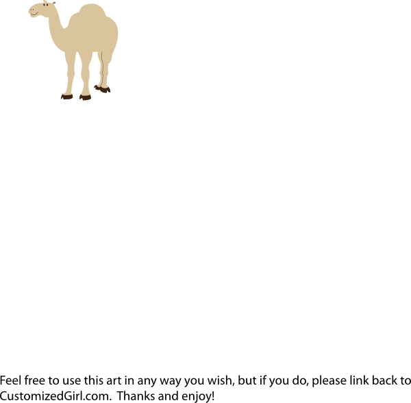 How To Set Use Camel Svg Vector (600x588), Png Download
