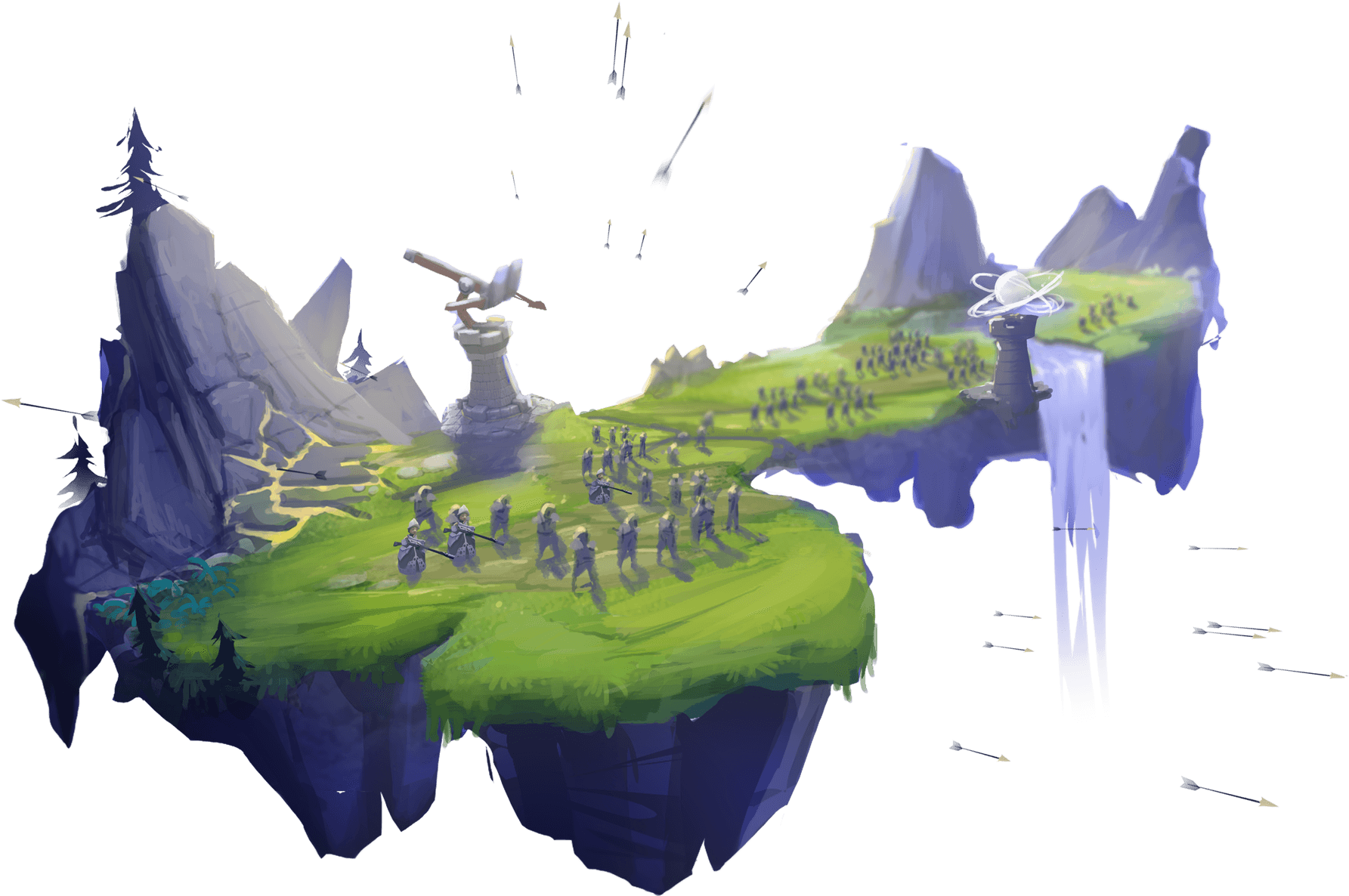 Air Kingdoms - Illustration (2000x1326), Png Download