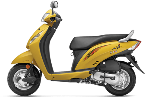 Honda Activa Png Picture - Honda Activa I Yellow Colour (500x320), Png Download