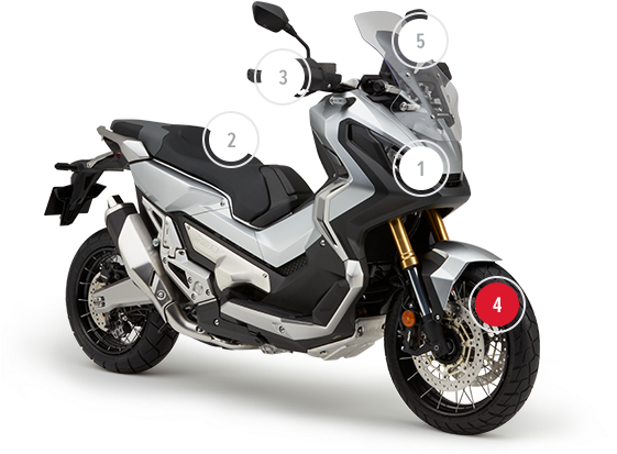 Detail Image - Honda X Adv Usa (560x419), Png Download