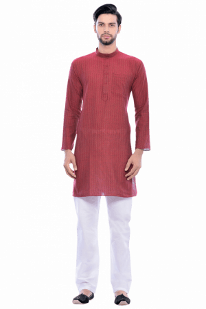 Pink Designer Indian Ethnic Kids Wear Kurta Pajama - Man (300x450), Png Download