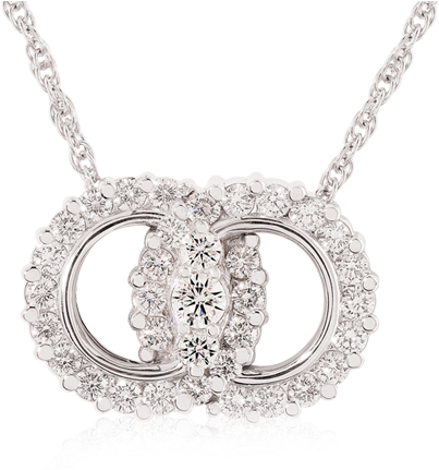 The Diamond Marriage Symbol Collection - Diamond Marriage Symbol Necklace (480x430), Png Download