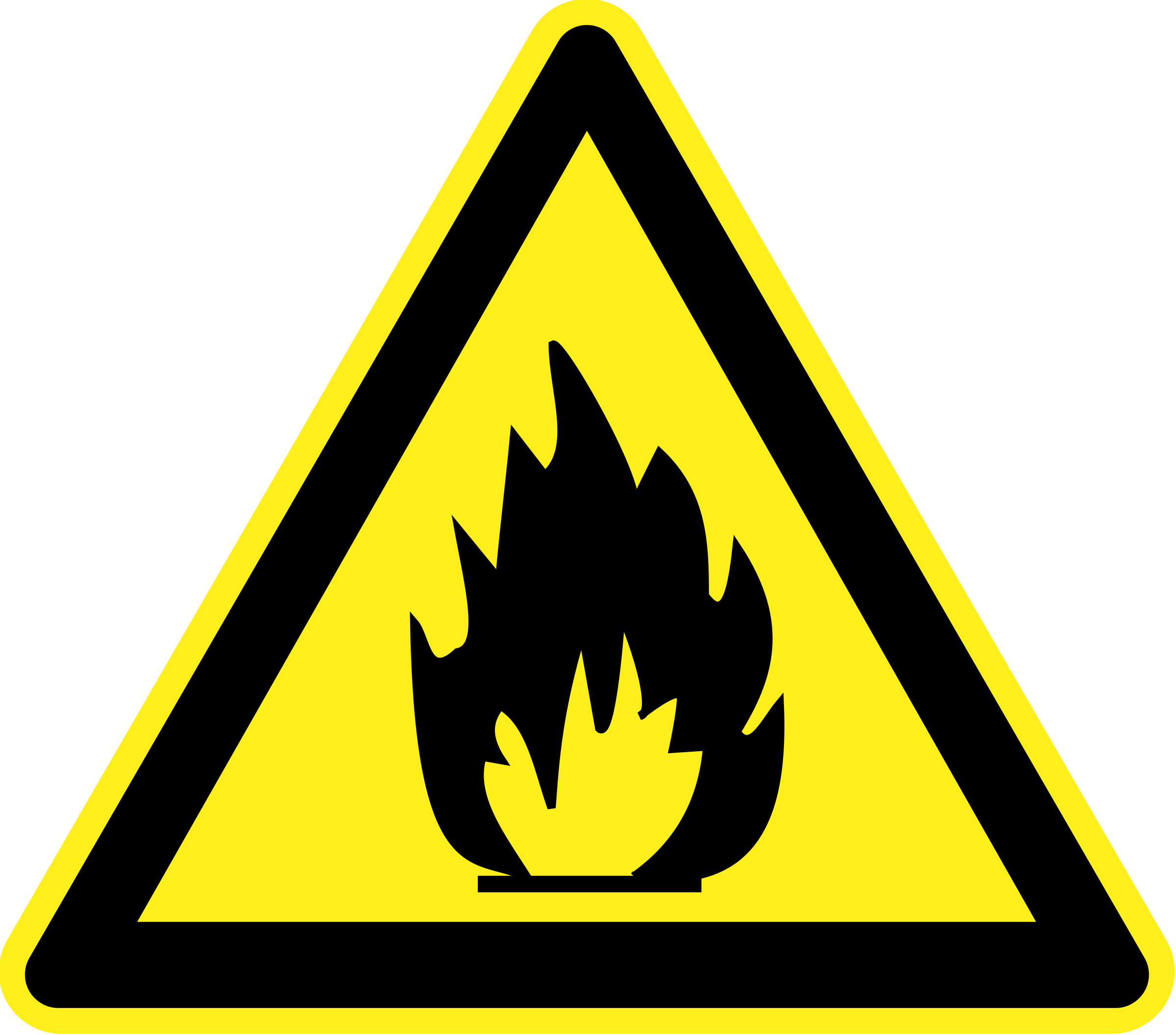 Burn Ban Status & Wildfire Information - Fire Hazard Sign Png (2400x2112), Png Download