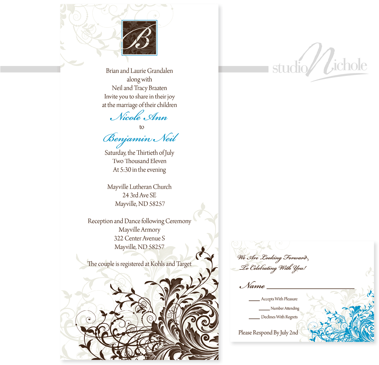 Wedding Design - Wedding Monogram (1350x1268), Png Download