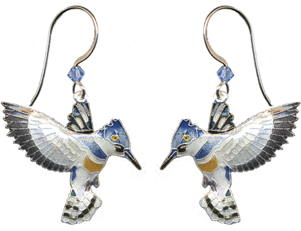 Kingfisher Earrings (900x900), Png Download