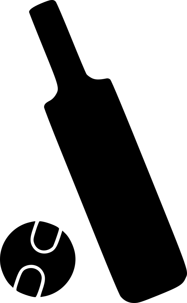 Cricket Bat And Ball Comments (606x980), Png Download