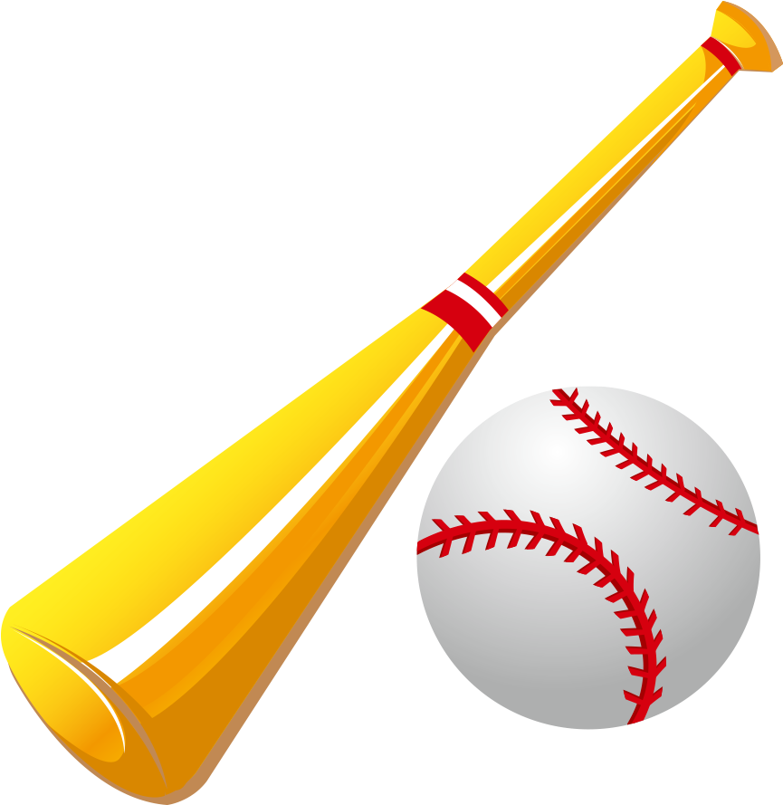 Baseball Bat Infield Fly Rule Sport Clip Art - Bat De Beis Animado (1181x1181), Png Download