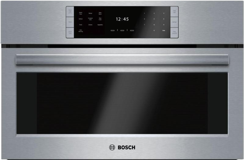800 Series 30" Speed Microwave Oven 800 Series - Bosch Steam Convection Oven Benchmark Series - Stainless (828x1008), Png Download