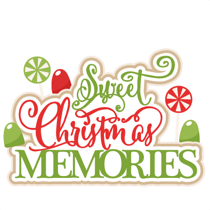 Sweet Christmas Memories Title Scrapbook Clip Art Christmas - Christmas Memories Clipart (432x432), Png Download