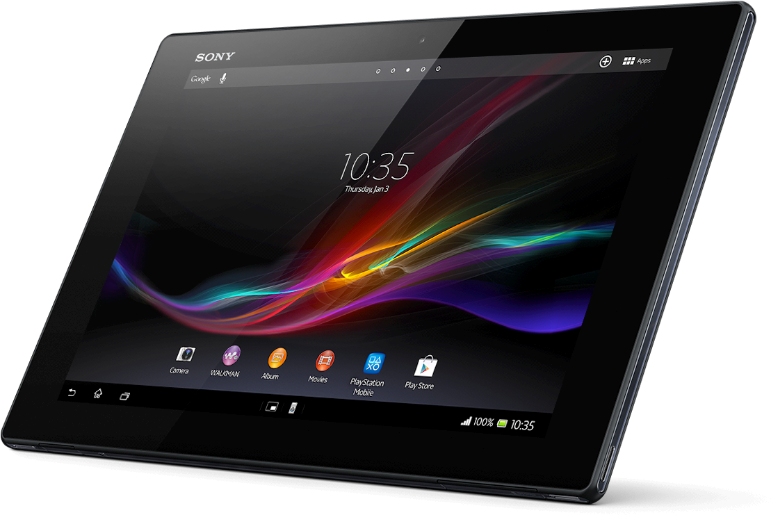 Sony Xperia Z Tablet - Xperia Tablet Z (1240x840), Png Download