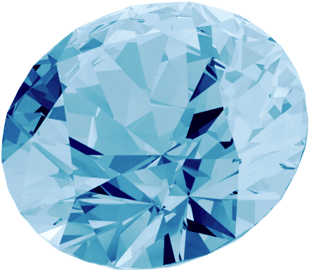 Blue Topaz Png Image Background - Light Blue Gemstone Png (800x600), Png Download