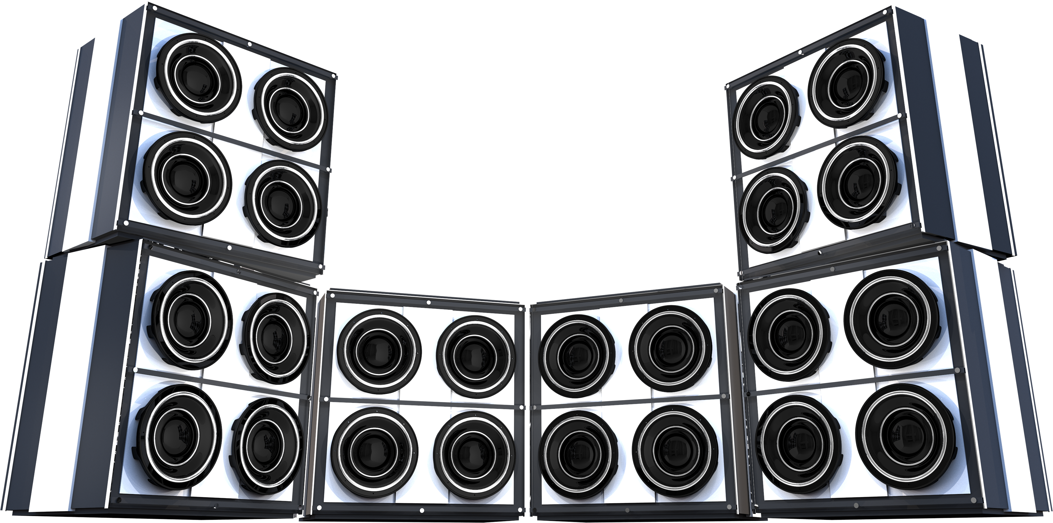 Pro Audio Business Blueprint - Concert Speakers (3800x2533), Png Download