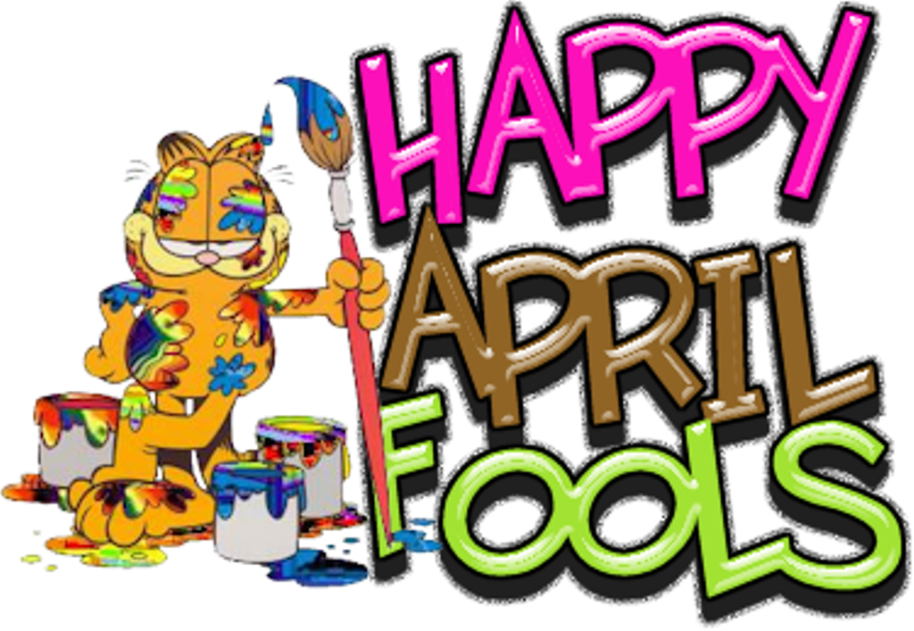 Best Wishes For 1st April-dc37 - Garfield (1024x707), Png Download