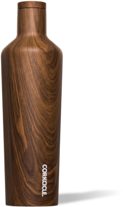 25oz Walnut Wood Canteen - Corkcicle Canteen (480x480), Png Download