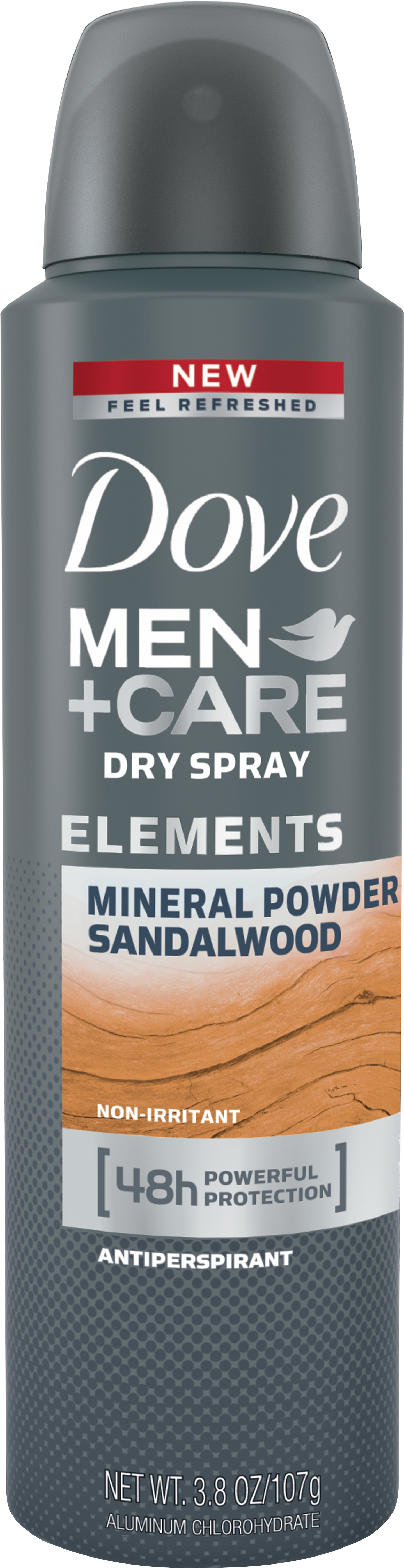Dove Men Care Elements Mineral Powder Sandalwood Antiperspirant - Dove Men Plus Care Extra Fresh Antiperspirant Deodorant (460x460), Png Download