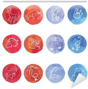 Watercolor Zodiac Signs (400x400), Png Download