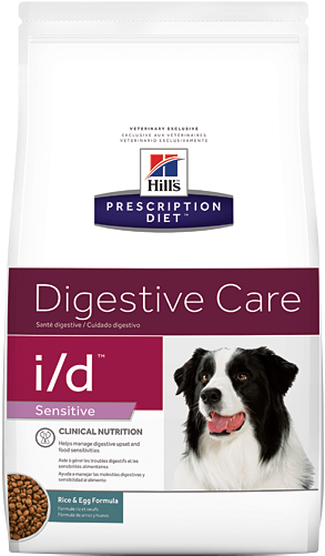 Digestive Care I/d Sensitive Rice & Egg Formula Dry - Id Low Fat Hills (500x500), Png Download