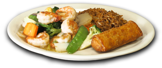 Fresh Jumbo Prawns, Stir-fried With Chinese Mixed Vegetables - Tom Yum (576x360), Png Download