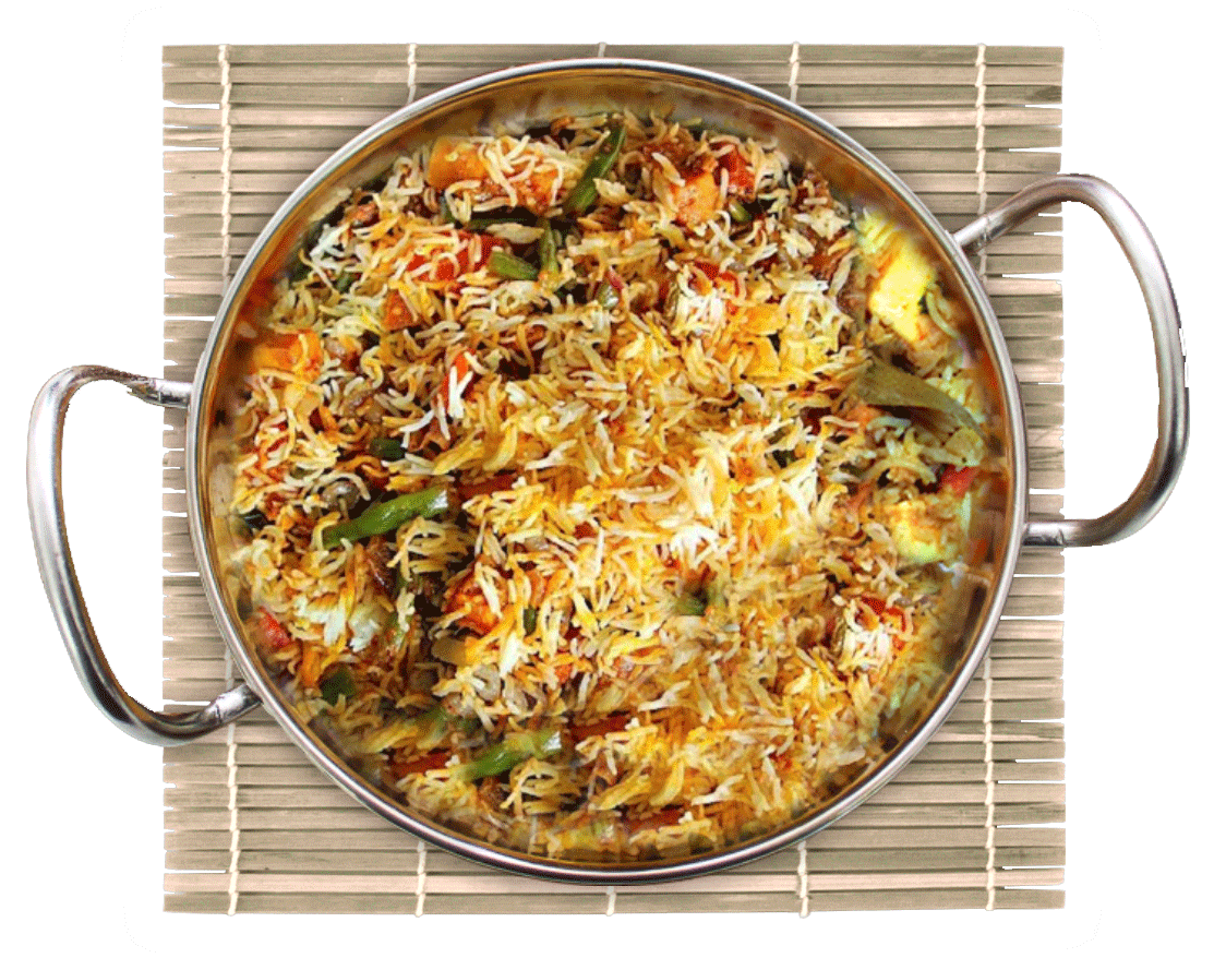 Veg Biryani - Biryani (1113x889), Png Download