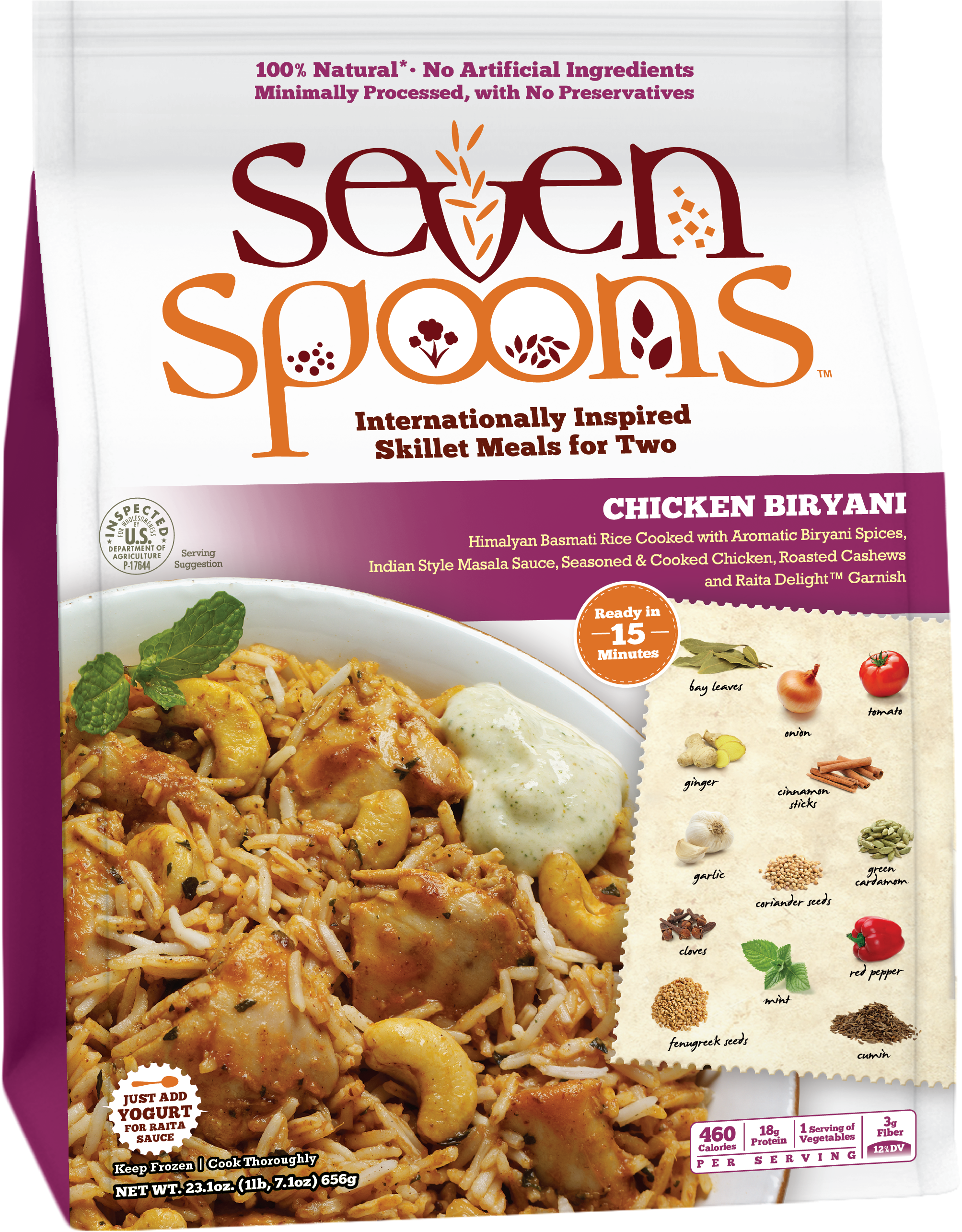 Indigenous Ingredients - Seven Spoons Curry, Vegetable Thai Green - 26.5 Oz (2095x2890), Png Download
