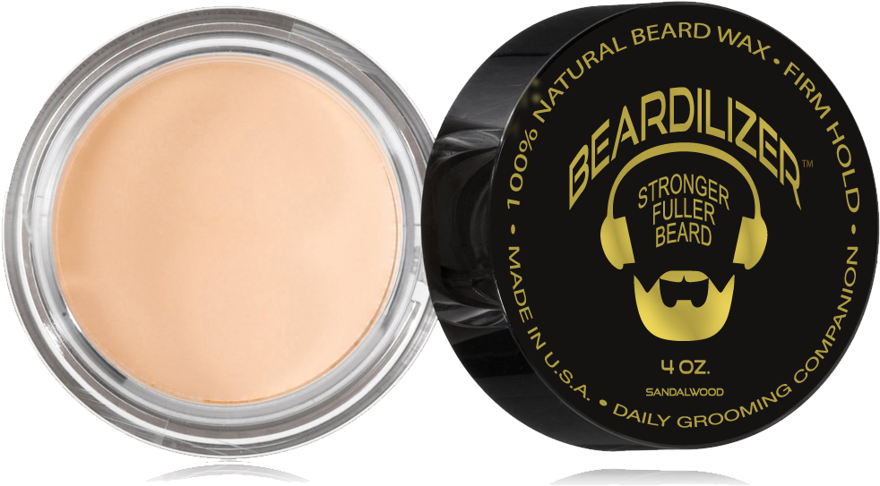 Beardilizer Beard Growth All Natural Beard Wax - Hypoallergenic (1000x1000), Png Download