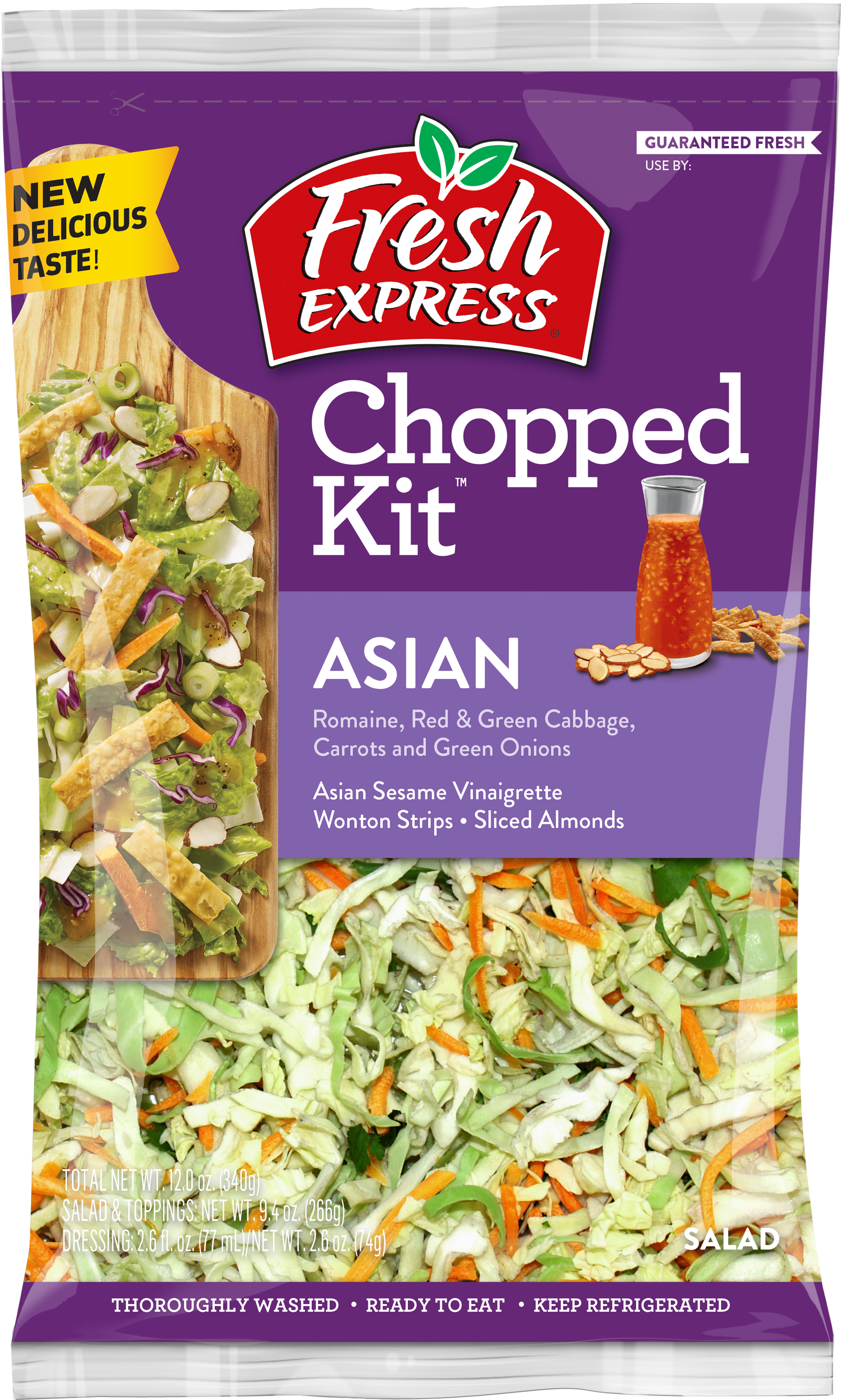 Asian Chopped Salad Kit (2368x3078), Png Download