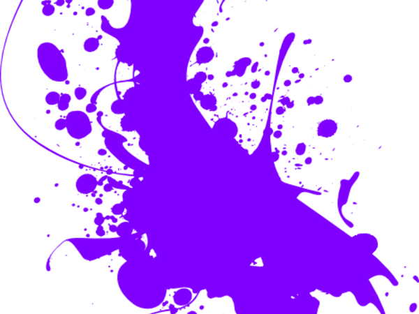 Brush Effect - Paint Splatter Png (600x450), Png Download