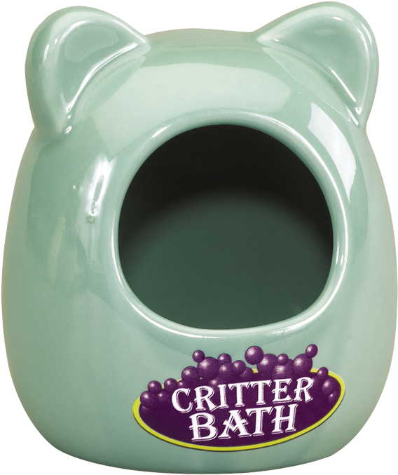 Ceramic Critter Bath, Small - Small Dwarf Hamster Gerbil Ceramic Dust Bath House (750x750), Png Download