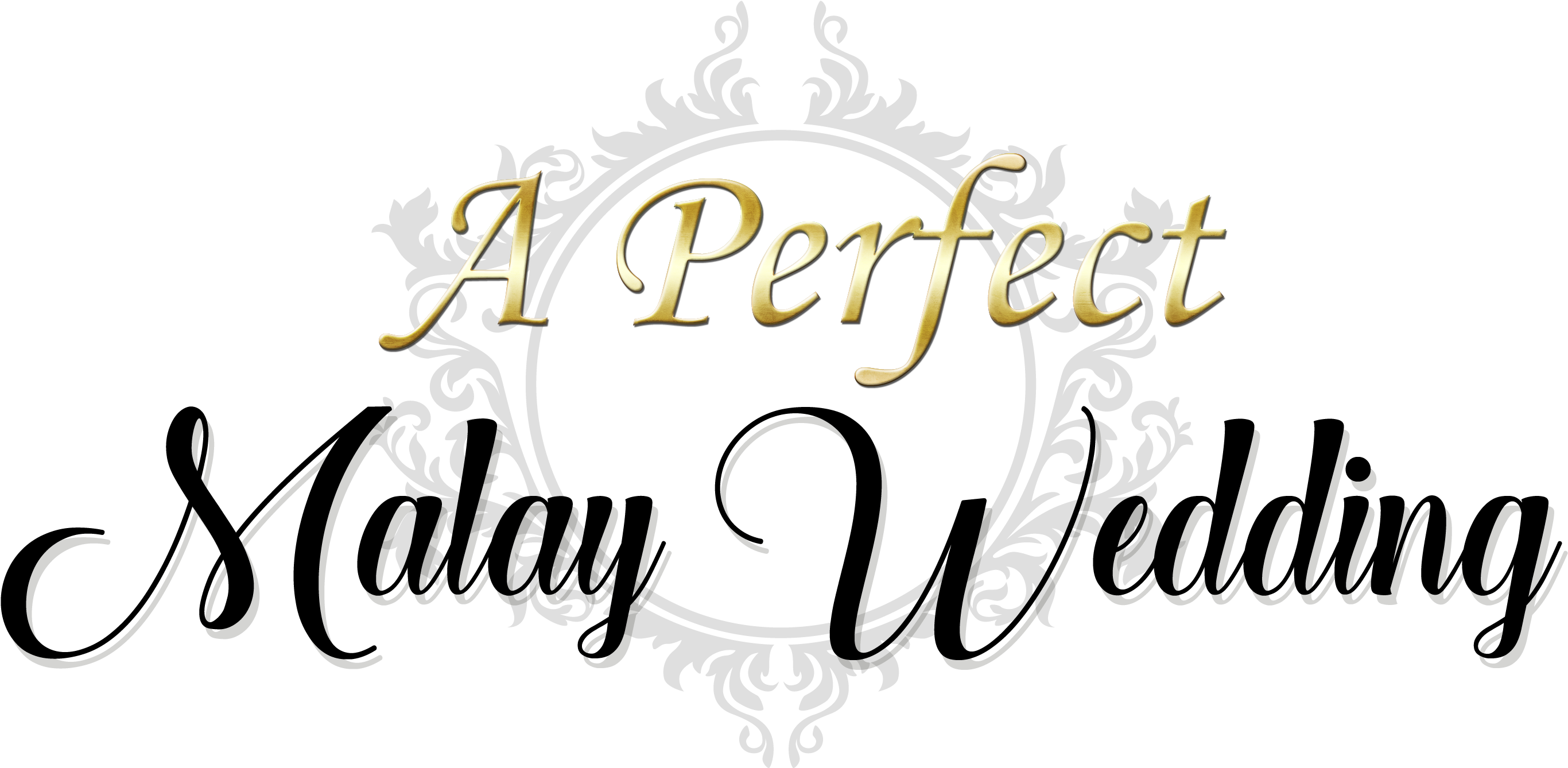 Malay Wedding Planner Singapore - Font Malay Wedding (3500x1968), Png Download