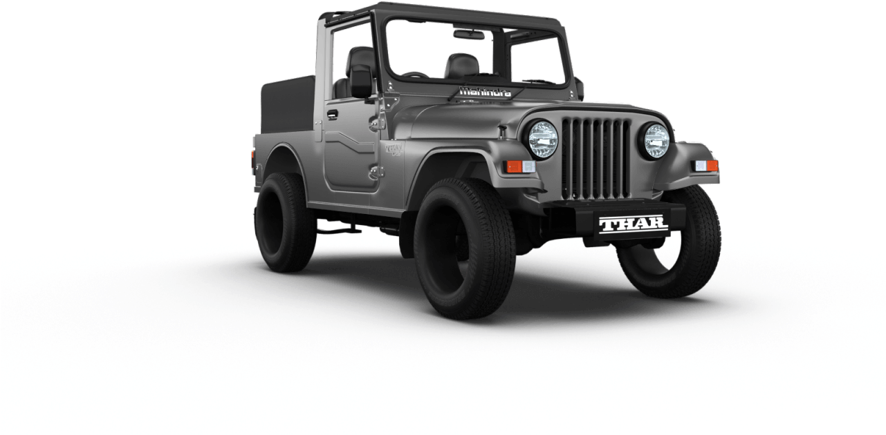 2017 Mahindra & Mahindra Ltd - Mahindra Thar (1280x720), Png Download