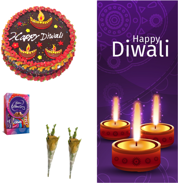 Diwali Cake (600x600), Png Download