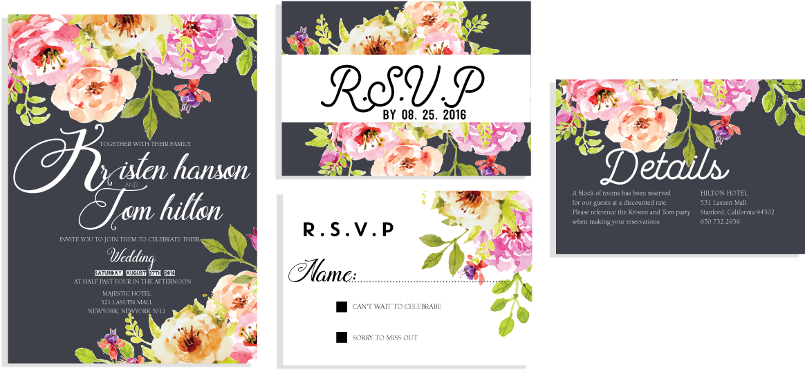 Elegant Floral Invitation Set Wedding Invitation Card - Journals For Women Christian Floral Notebook:inspirational:proverbs (1283x694), Png Download