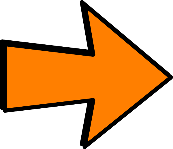 Orange Arrow Cliparts - Arrow Clip Art (600x520), Png Download