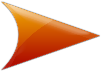 007634 Firey Orange Jelly Icon Arrows Arrowhead2 Right - Right Arrow Icon Png Orange (420x420), Png Download